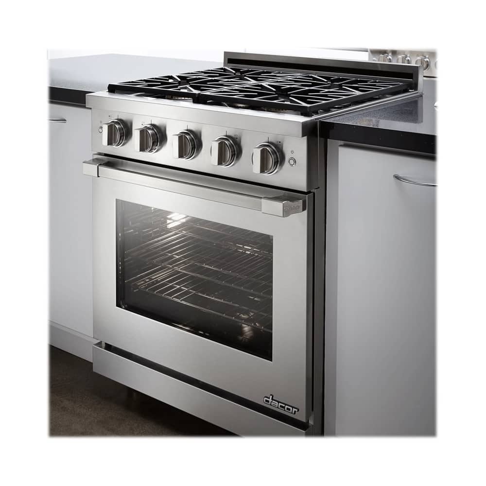 Dacor - 5.2 Cu. Ft. Self-Cleaning Freestanding Gas Convection Range - Stainless steel - Alt_View_Standard_11