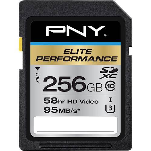 PNY - Elite Performance 256GB SDXC UHS-I Memory Card