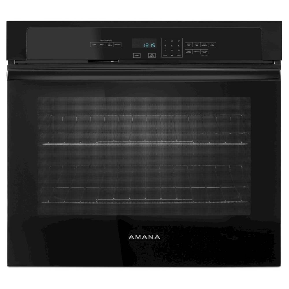 Amana 27" BuiltIn Single Electric Wall Oven Black at Pacific Sales