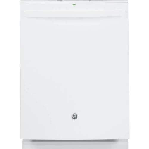 GE - 24" Tall Tub Built-In Dishwasher - White - Front_Standard
