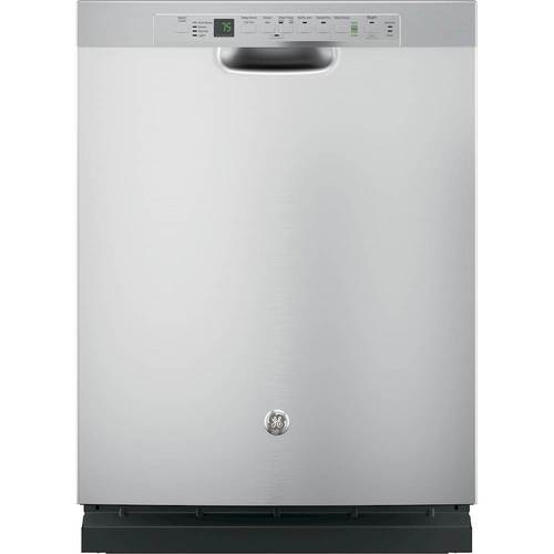 GE - 24" Tall Tub Built-In Dishwasher - Stainless steel - Front_Standard