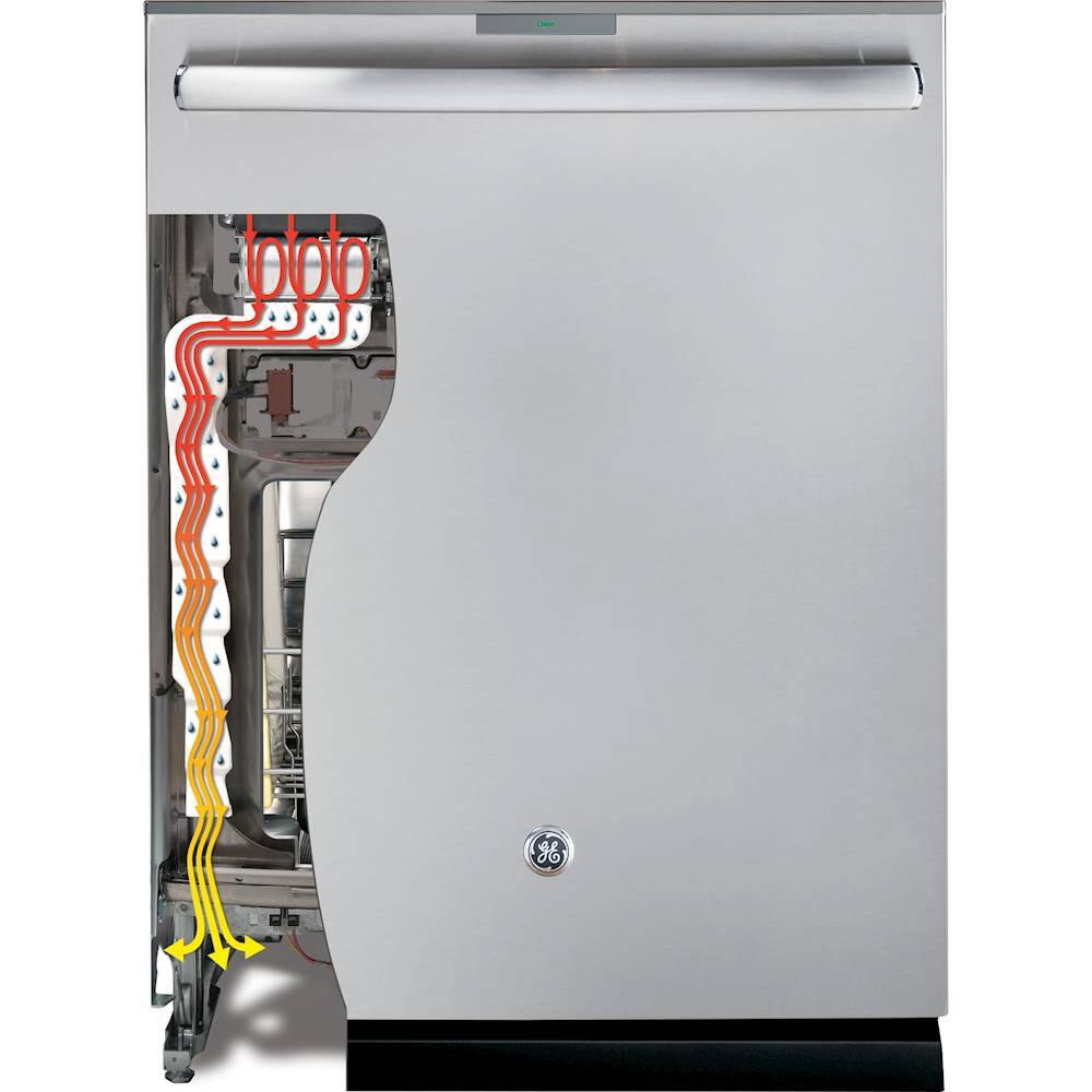 GE - 24" Tall Tub Built-In Dishwasher - White - Alt_View_Standard_19
