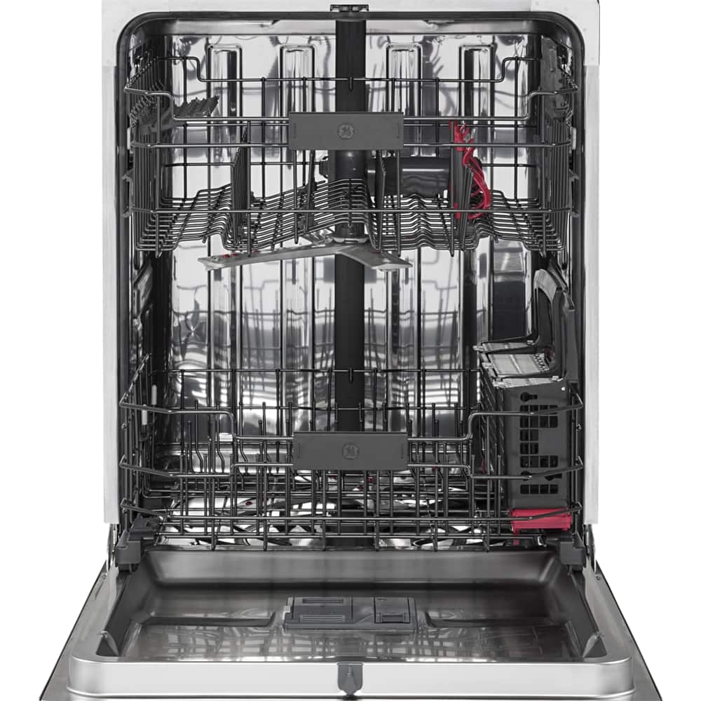 GE - Profile™ Series 24" Hidden Control Tall Tub Built-In Dishwasher with Stainless Steel Tub - White - Alt_View_Standard_11