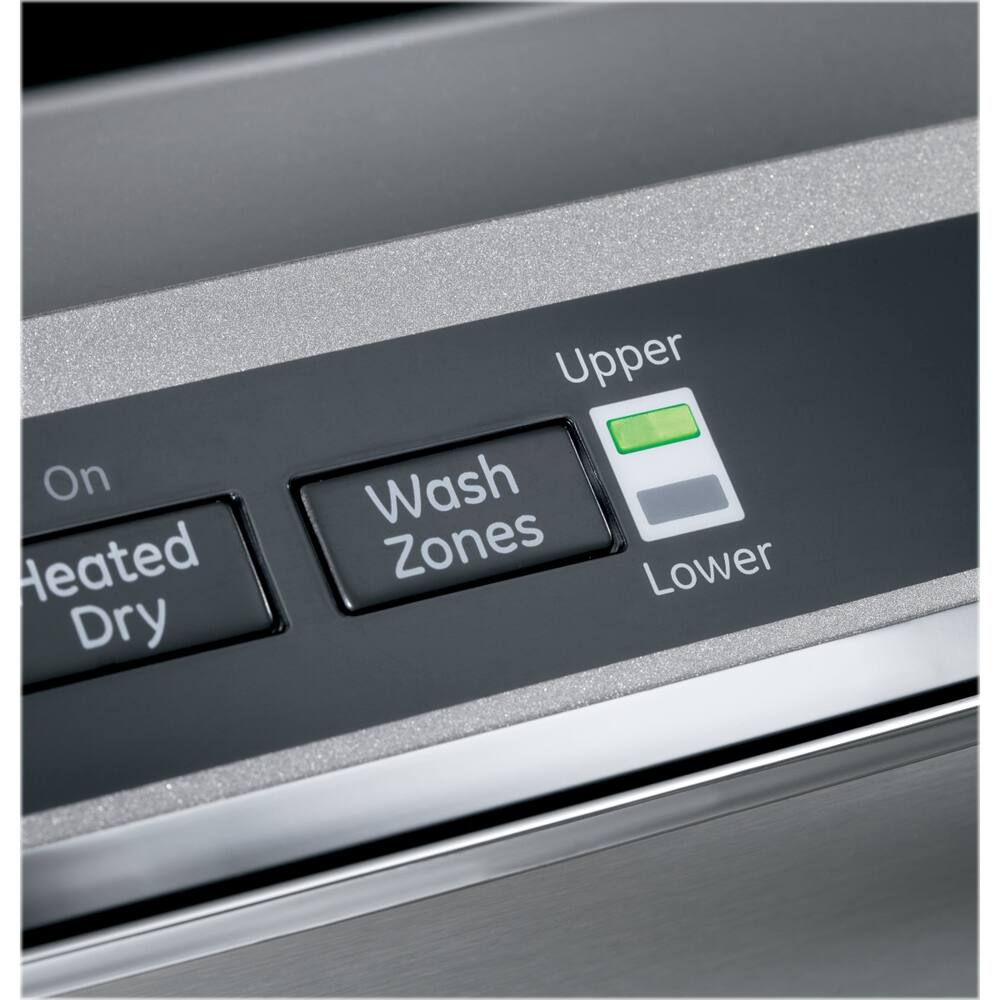 GE - Profile™ Series 24" Hidden Control Tall Tub Built-In Dishwasher with Stainless Steel Tub - Black - Alt_View_Standard_12