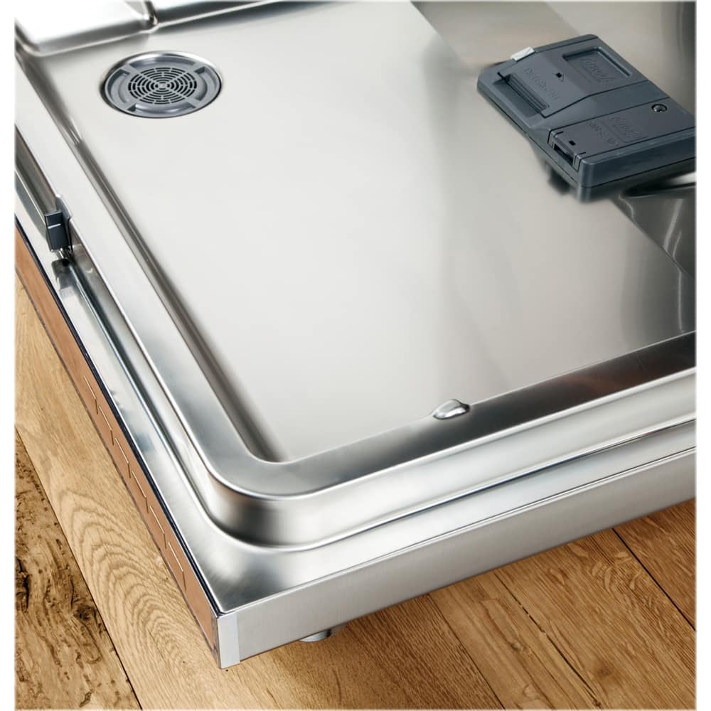 GE - Profile™ Series 24" Hidden Control Tall Tub Built-In Dishwasher with Stainless Steel Tub - Black - Alt_View_Standard_13