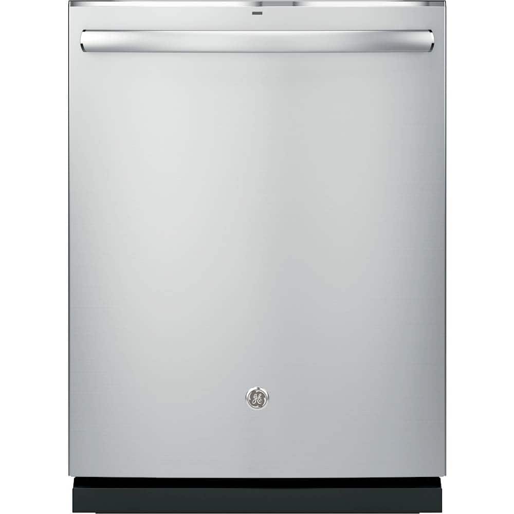 GE - 24" Tall Tub Built-In Dishwasher - Stainless steel - Front_Zoom