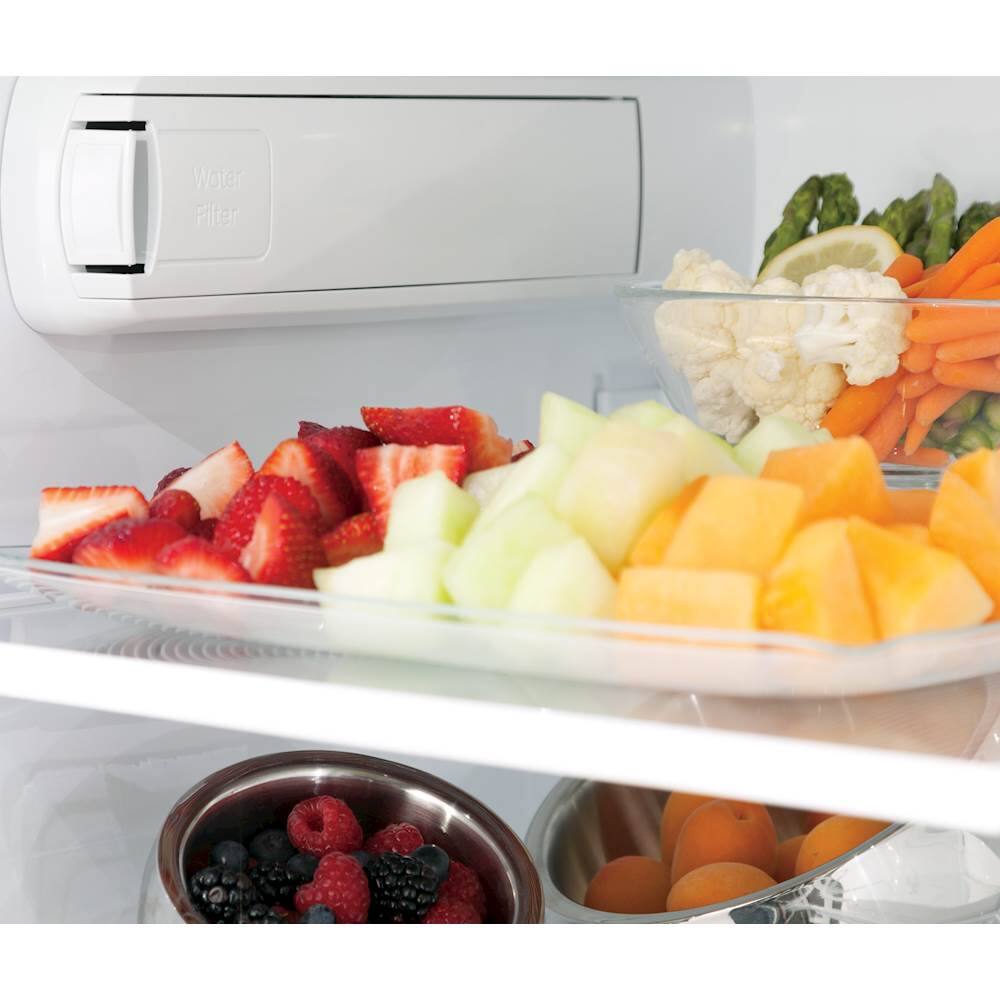 GE - Profile Series 23.1 Cu. Ft. French Door Counter-Depth Refrigerator - Stainless steel - Alt_View_Standard_5