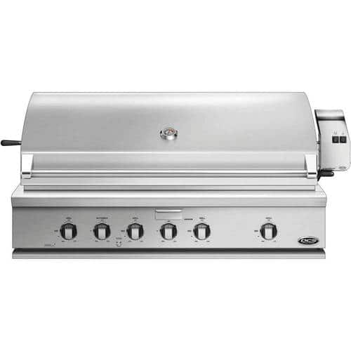 DCS - Traditional 48" Built-In Gas Grill - Brushed Stainless Steel - Angle_Standard
