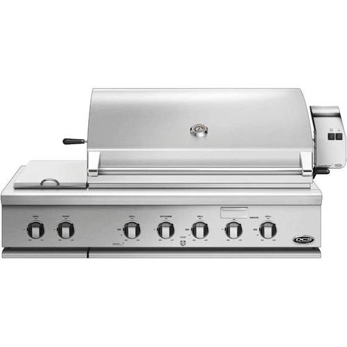 DCS - Traditional 48" Built-In Gas Grill - Brushed Stainless Steel - Angle_Standard