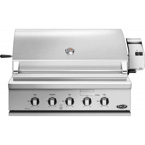 DCS - Traditional 36" Built-In Gas Grill - Brushed Stainless Steel - Alt_View_Standard_11