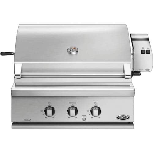 DCS - Traditional 30" Built-In Gas Grill - Brushed Stainless Steel - Angle_Standard