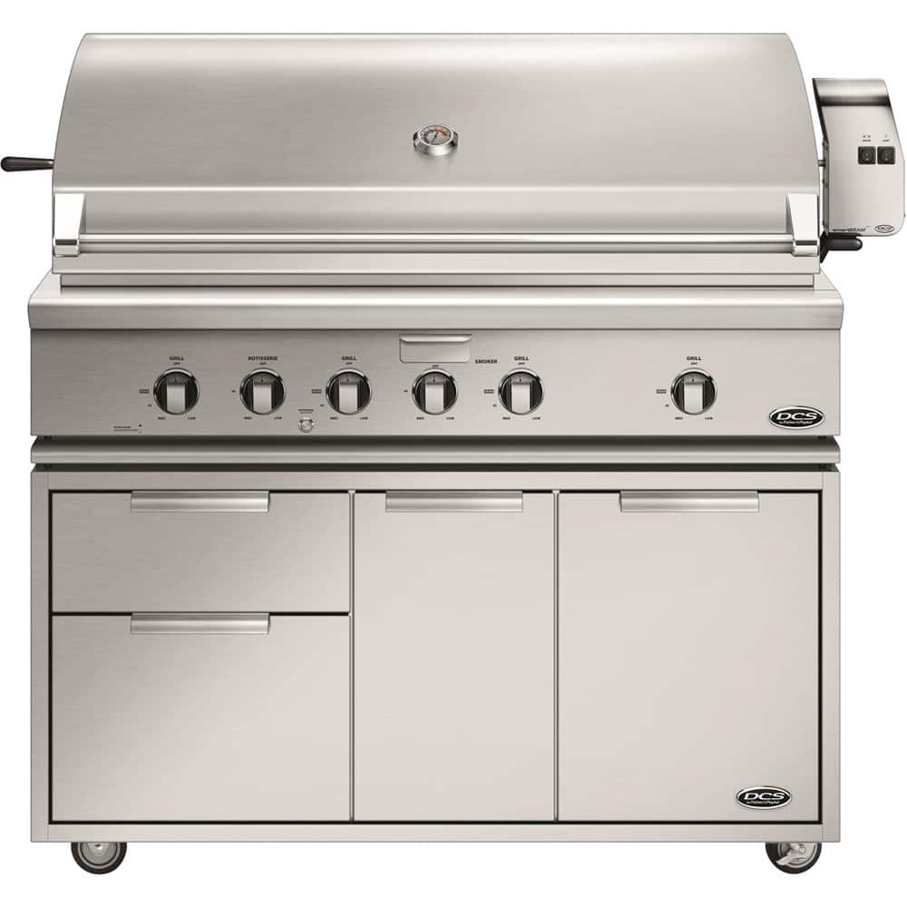 DCS - Gas Grill - Brushed stainless steel - Angle_Zoom
