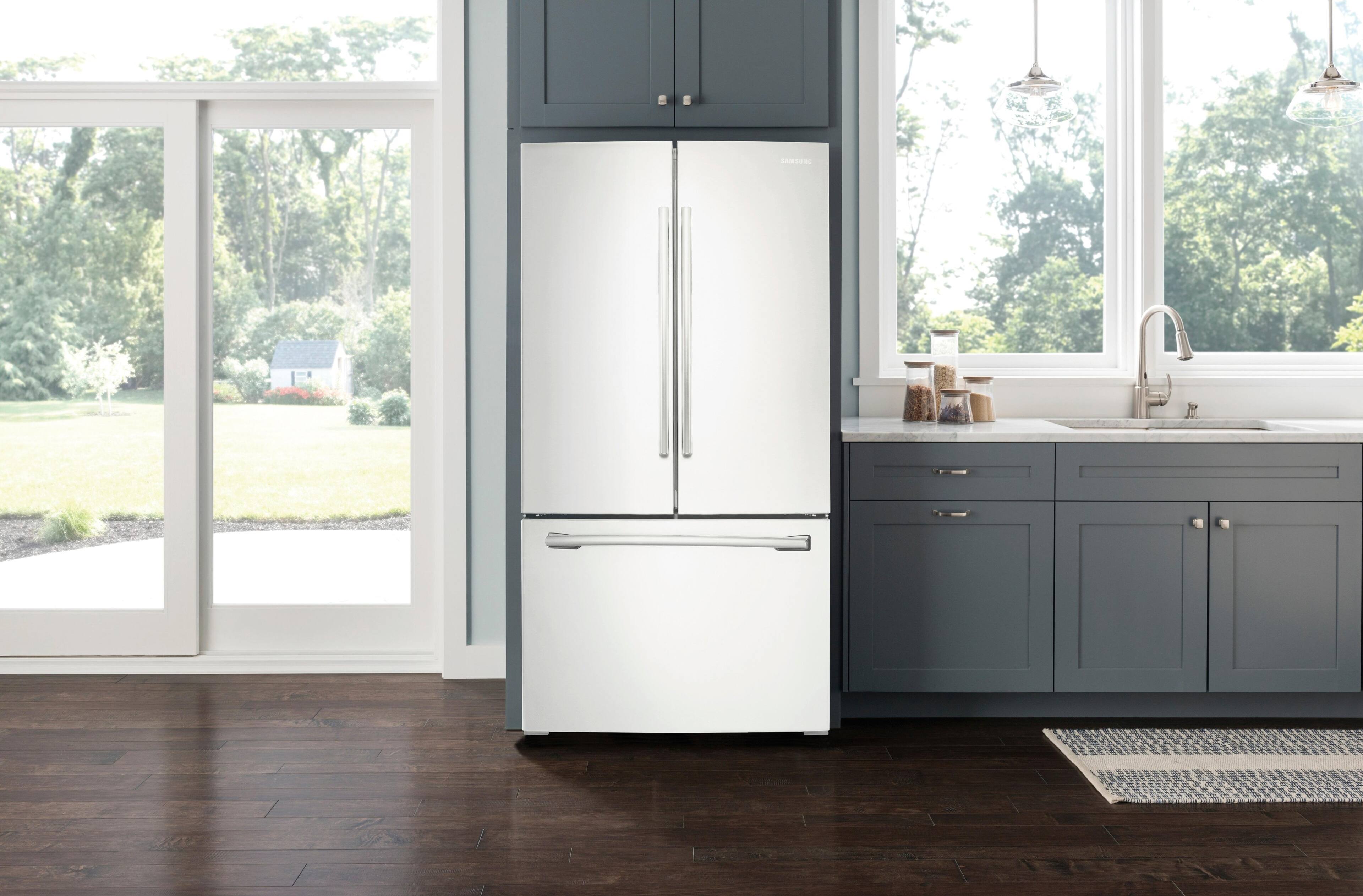 Samsung - 25.5 Cu. Ft. French Door Refrigerator with Internal Water Dispenser - White - Alt_View_Standard_19