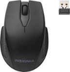 Insignia - Wireless Optical Mouse - Black