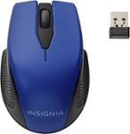 Insignia - Wireless Optical Mouse - Blue