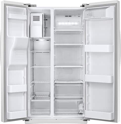 Samsung - 24.5 Cu. Ft. Side-by-Side Refrigerator with Thru-the-Door Ice and Water - White - Alt_View_Standard_11