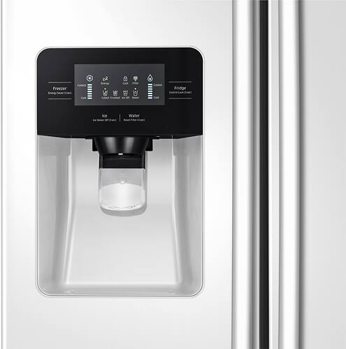 Samsung - 24.5 Cu. Ft. Side-by-Side Refrigerator with Thru-the-Door Ice and Water - White - Alt_View_Standard_12