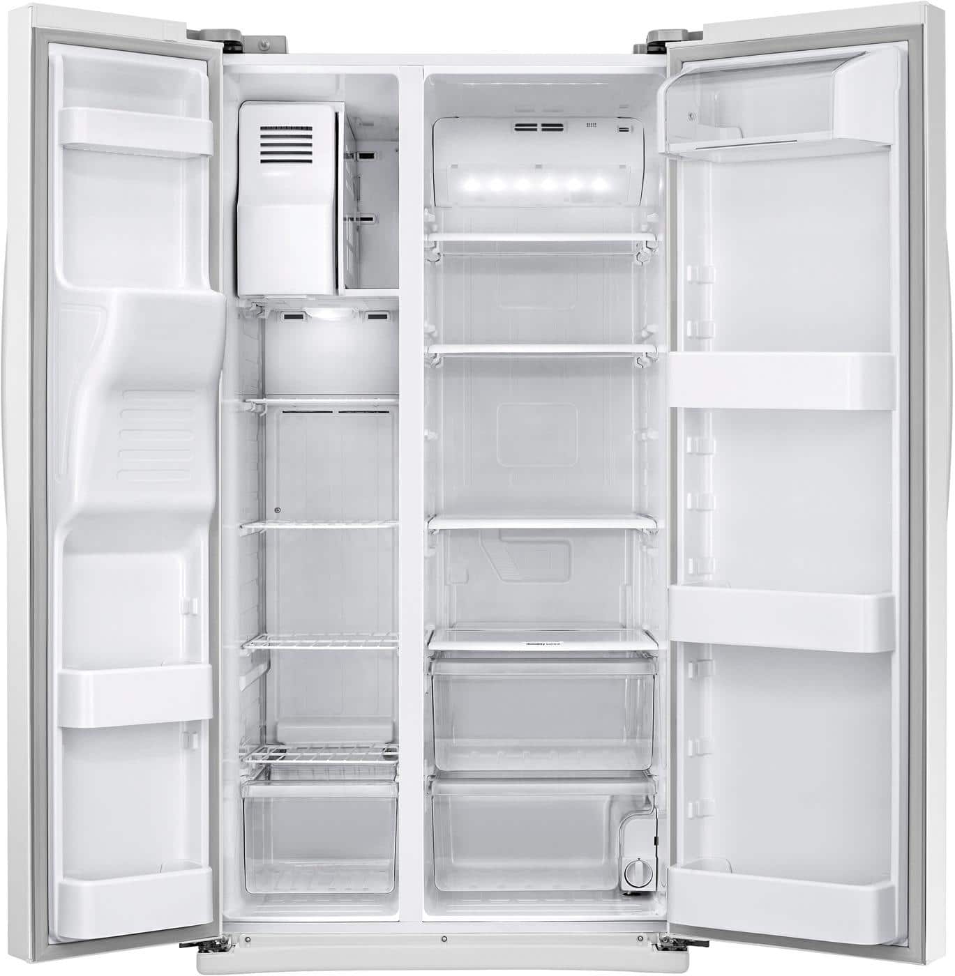 Samsung - 24.5 Cu. Ft. Side-by-Side Refrigerator with Thru-the-Door Ice and Water - White - Alt_View_Standard_2