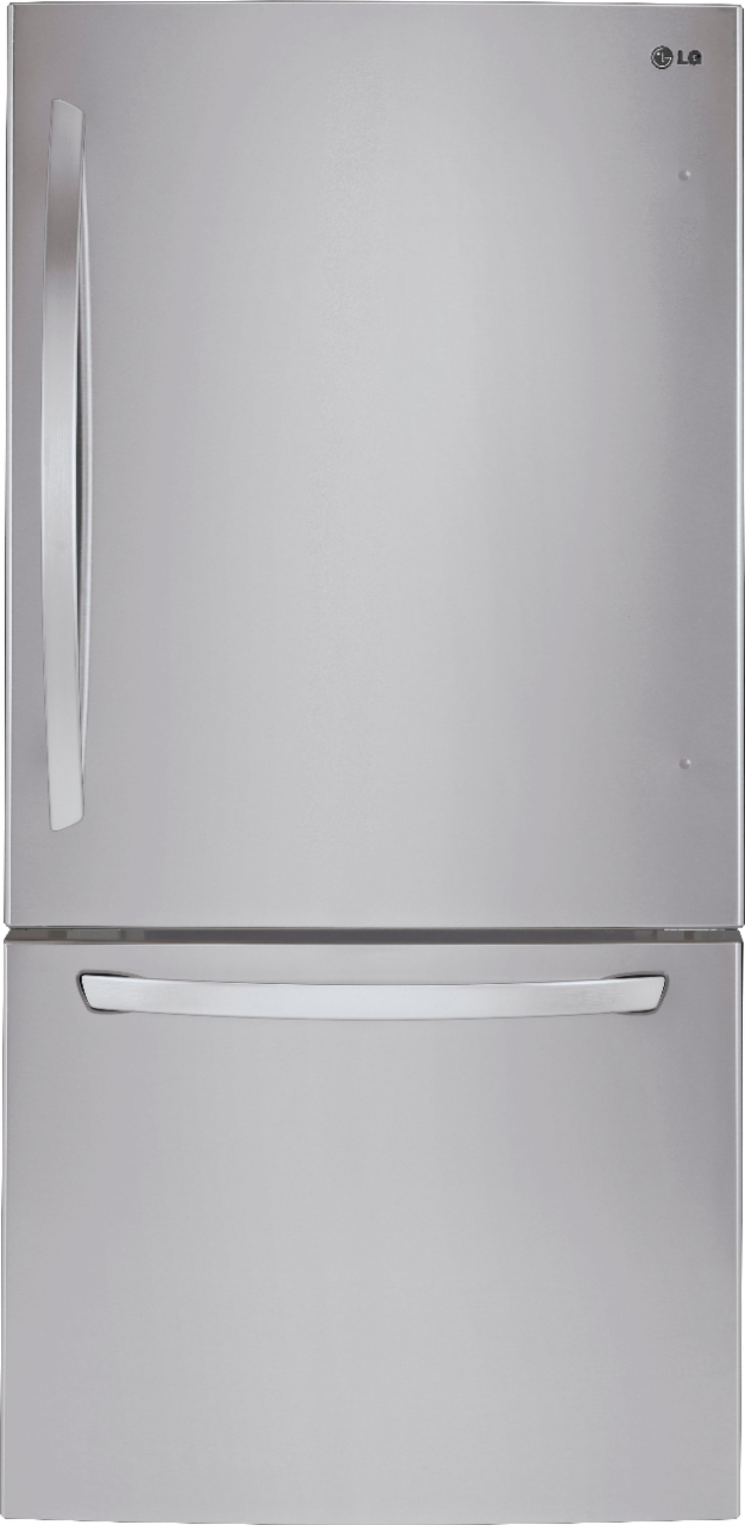 Lg 33 Wide Large Capacity Bottom Freezer Refrigerator Stainless Steel At Pacific Sales
