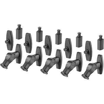 Rocketfish Tilting Wall Mounts For Most Small Speakers 5 Pack Black