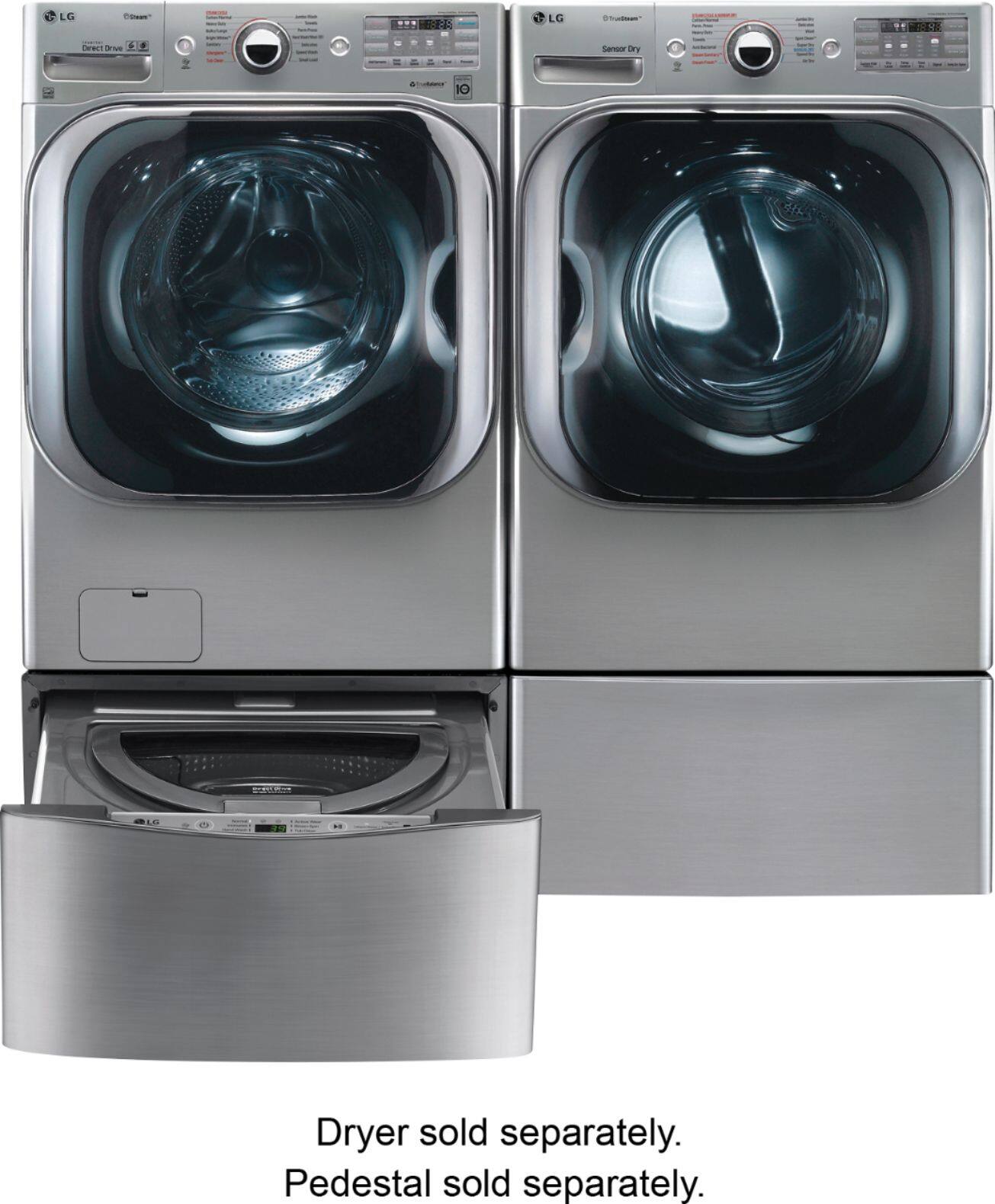 LG - 5.2 Cu. Ft. 14-Cycle Front-Loading Washer - Graphite Steel - Alt_View_Standard_12