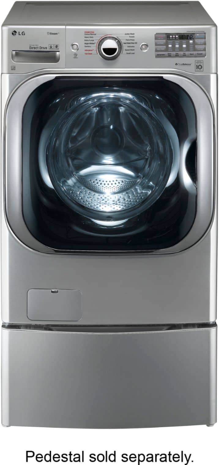 LG - 5.2 Cu. Ft. 14-Cycle Front-Loading Washer - Graphite Steel - Alt_View_Standard_5