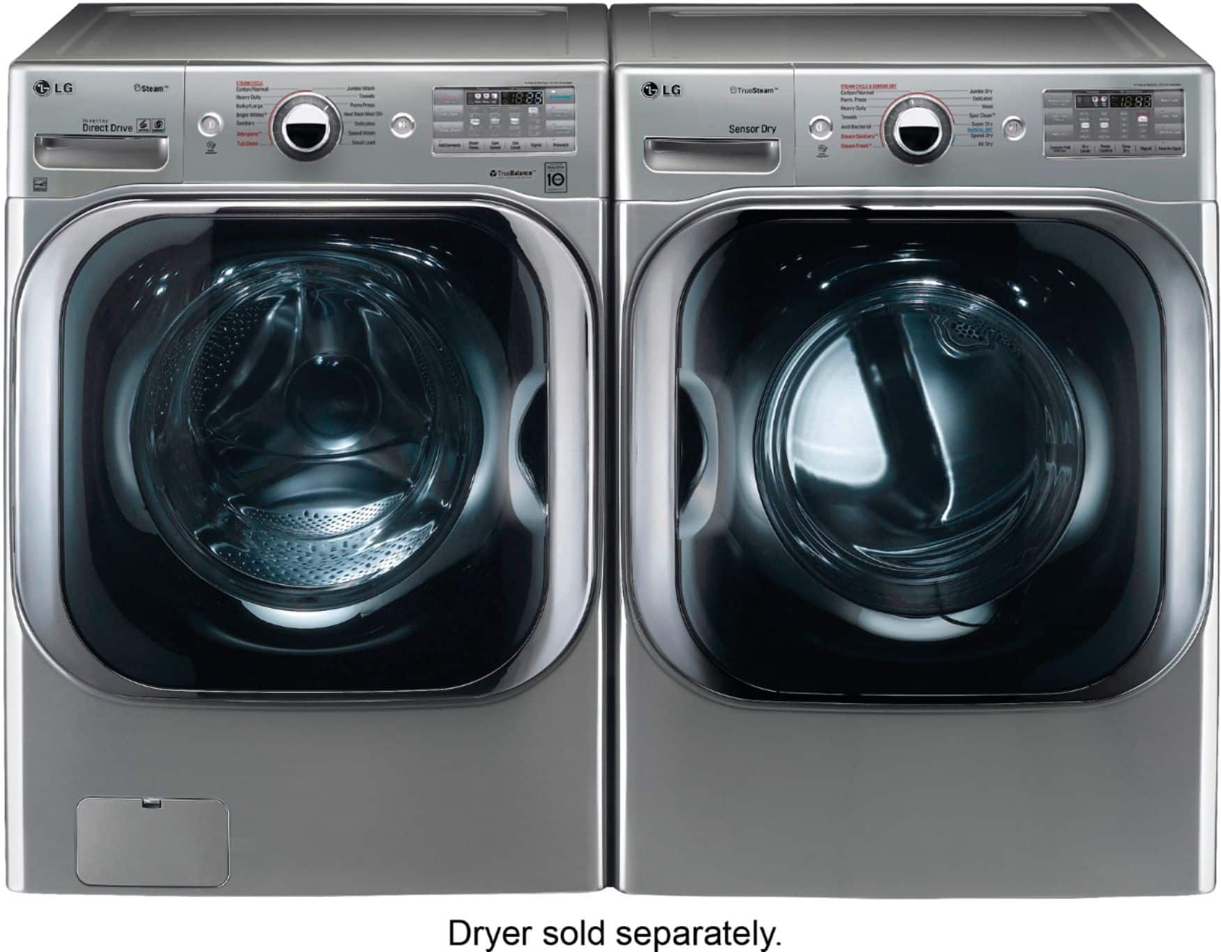 LG - 5.2 Cu. Ft. 14-Cycle Front-Loading Washer - Graphite Steel - Alt_View_Standard_6
