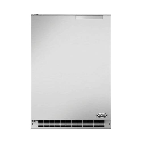 DCS - 5.1 Cu. Ft. Compact Refrigerator - Brushed stainless steel - Front_Standard
