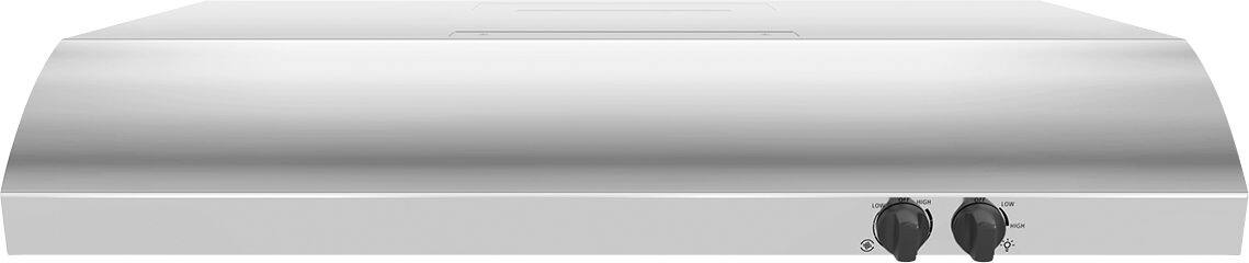 Whirlpool - 30" Convertible Range Hood - Stainless steel - Front_Zoom