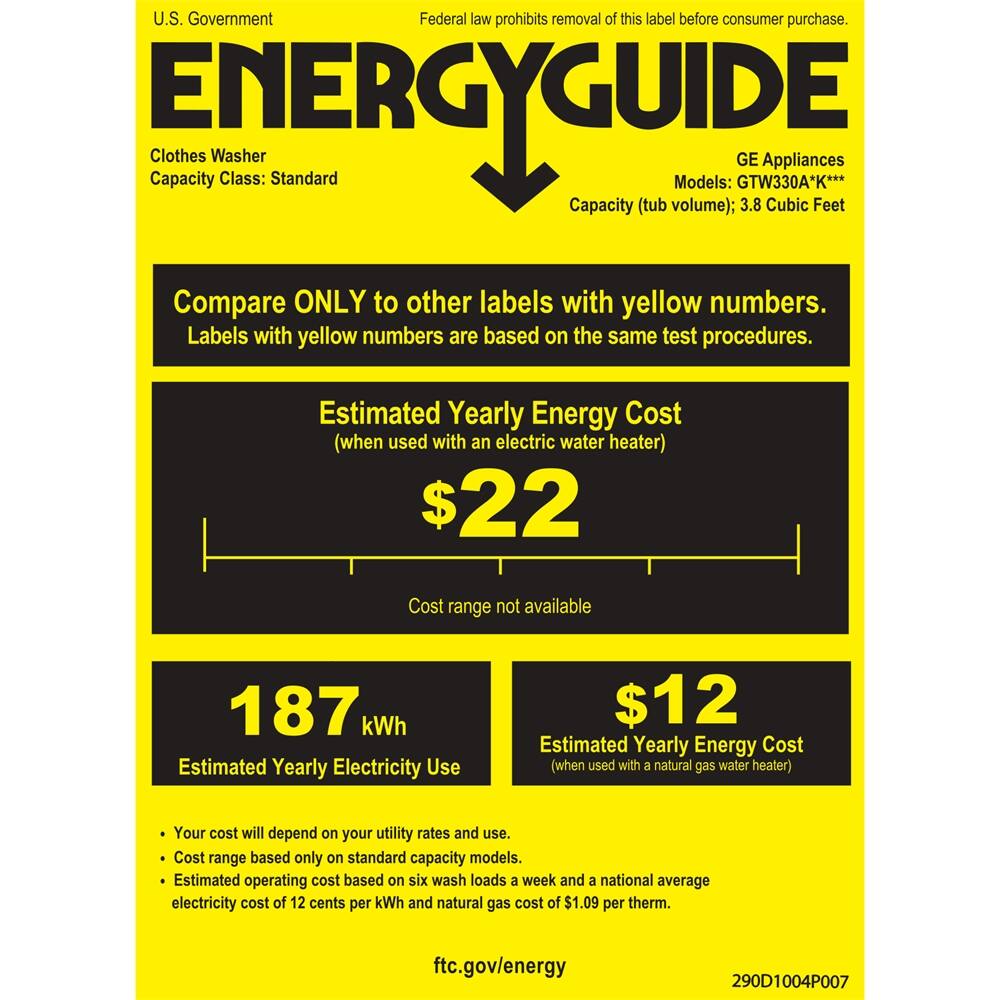GE - 3.8 Cu. Ft. 11-Cycle Top-Loading Washer - White - Energy_Guide