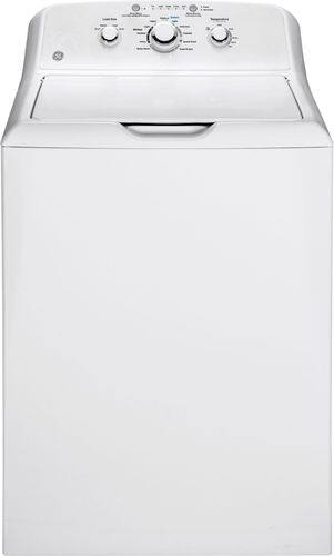 GE - 3.8 Cu. Ft. 11-Cycle Top-Loading Washer - White - Front_Standard
