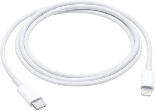 Apple - 2 m USB Type C-to-Lightning Charging Cable - White