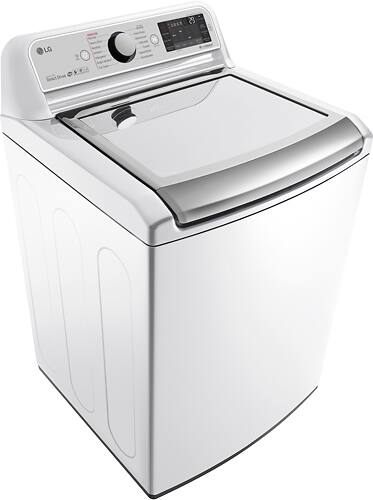 LG - 5.2 Cu. Ft. 14-Cycle Top-Loading Washer - White - Angle_Standard