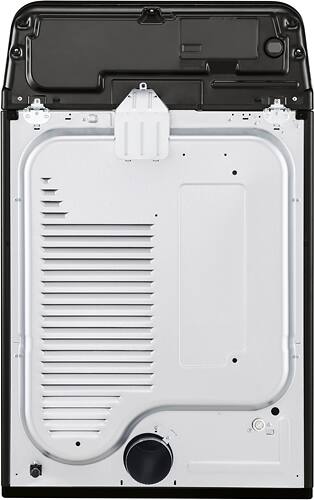 LG - 7.3 Cu. Ft. 14-Cycle Electric Dryer with Steam - Black stainless steel - Alt_View_Standard_2