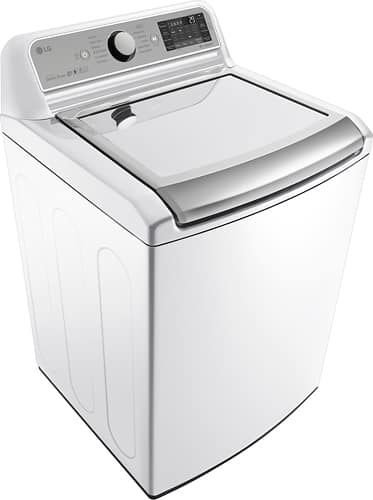 LG - 5.2 Cu. Ft. 12-Cycle Super Capacity Top Load Washer - White at