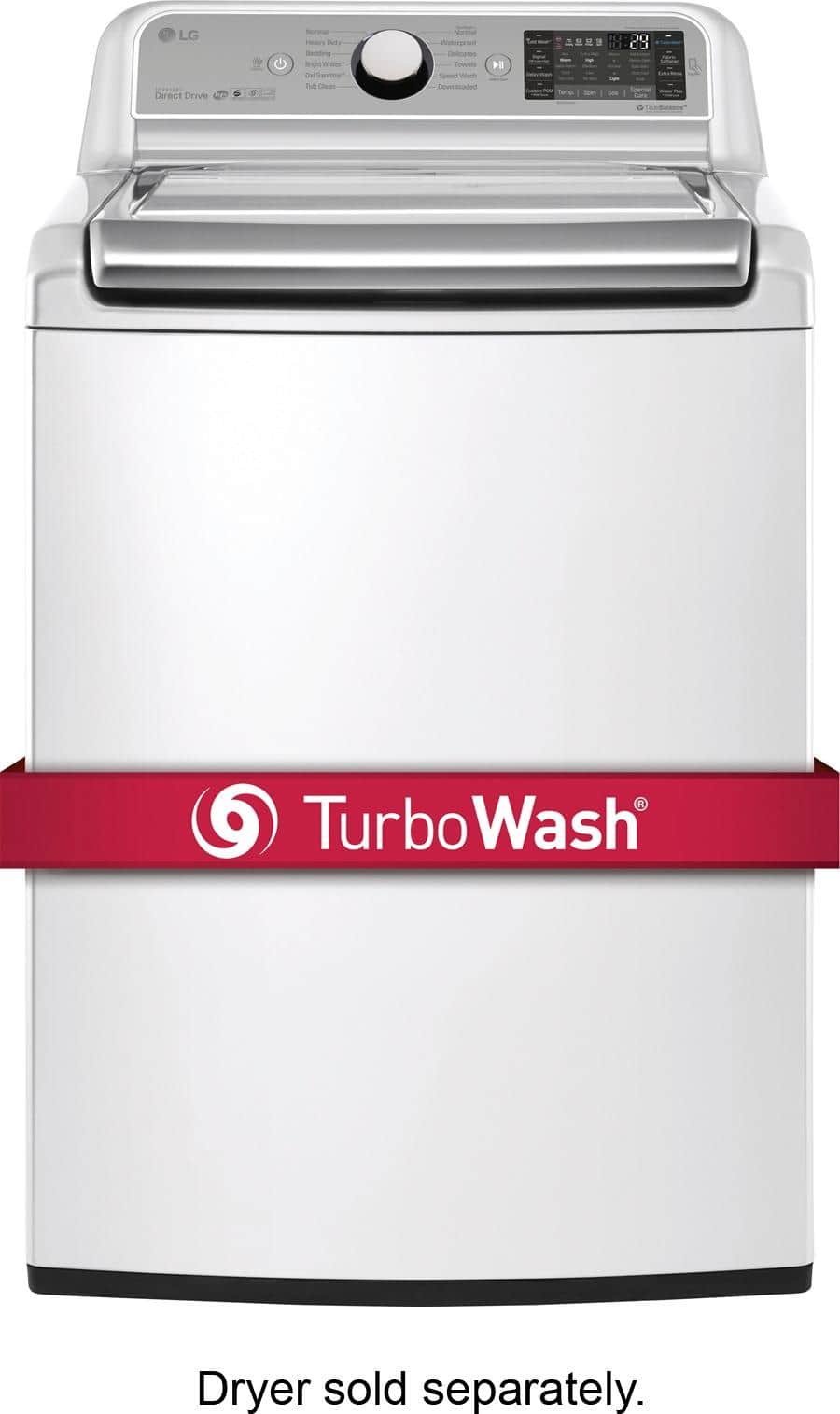 LG - 5.2 Cu. Ft. 12-Cycle Super Capacity Top Load Washer - White - Alt_View_Standard_13