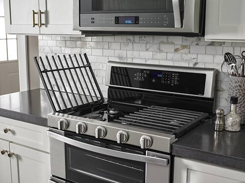 Whirlpool - 6.0 Cu. Ft. Self-Cleaning Freestanding Double Oven Gas Convection Range - Stainless steel - Alt_View_Standard_11