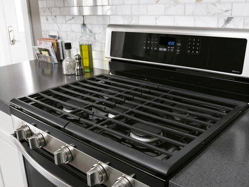 Whirlpool - 6.0 Cu. Ft. Self-Cleaning Freestanding Double Oven Gas Convection Range - Stainless steel - Alt_View_Standard_17