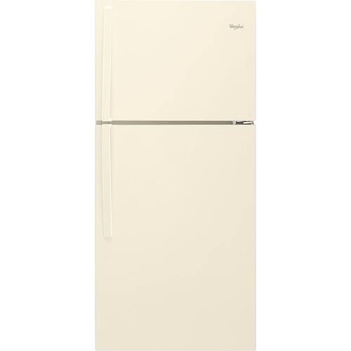Whirlpool - 19.2 Cu. Ft. Top-Freezer Refrigerator - Biscuit - Front_Standard