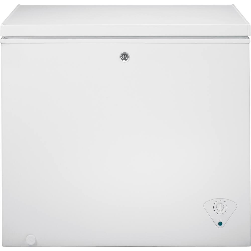 GE - 7.0 Cu. Ft. Chest Freezer - White - Front_Zoom