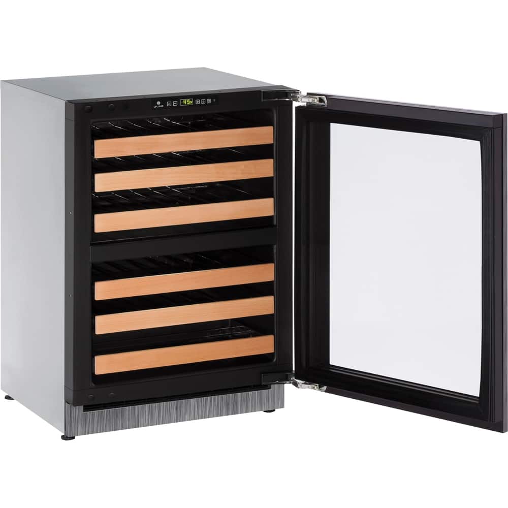 U-Line - Wine Captain 43-Bottle Built-In Wine Cooler - Stainless steel - Alt_View_Standard_11