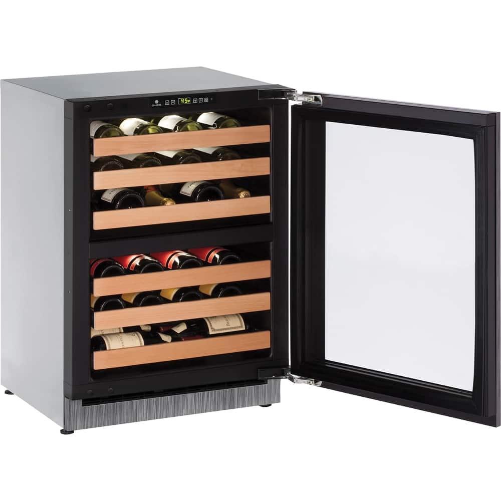 U-Line - Wine Captain 43-Bottle Built-In Wine Cooler - Stainless steel - Alt_View_Standard_12