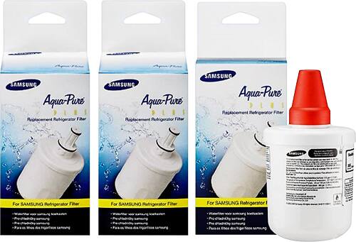 Samsung - Water Filter for Select Samsung Refrigerators (3-Pack) - Front_Standard