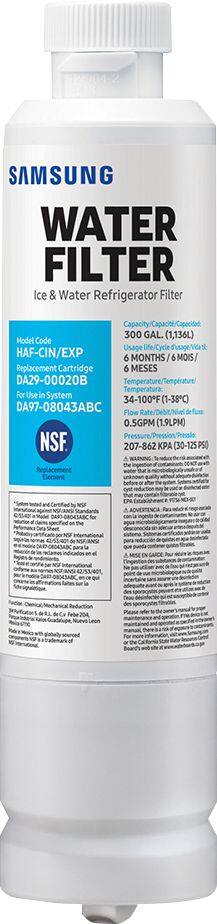 Samsung - Water Filter for Select Samsung Refrigerators (3-Pack) - Alt_View_Standard_11