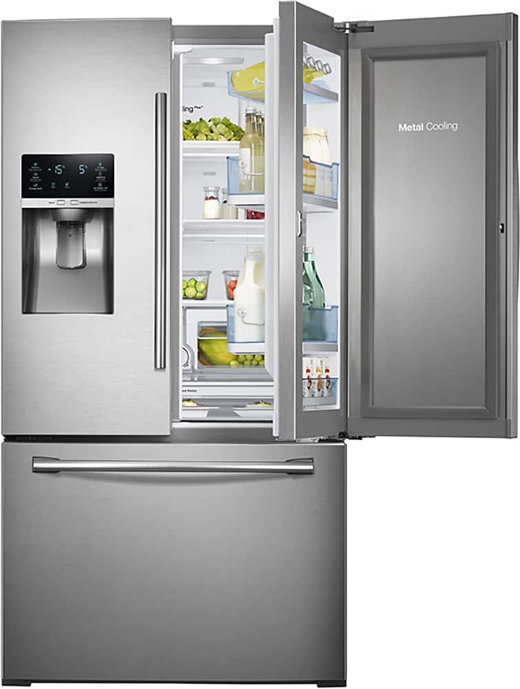 Samsung - 27.8 Cu. Ft. French Door Refrigerator with Food ShowCase and