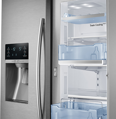 Samsung - 27.8 Cu. Ft. French Door Refrigerator with Food ShowCase and