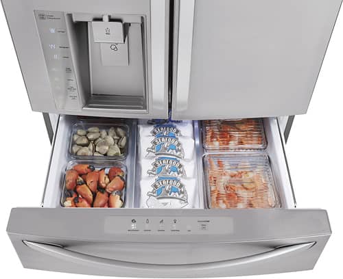 LG - Door-in-Door 29.9 Cu. Ft. 4-Door French Door Refrigerator with Thru-the-Door Ice and Water - Stainless steel - Alt_View_Standard_16