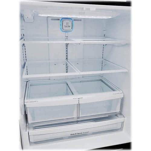 LG - 24.2 Cu. Ft. French Door Refrigerator - PrintProof Black Stainless Steel - Alt_View_Standard_14