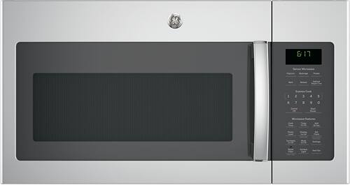 GE - 1.7 Cu. Ft. Over-the-Range Microwave - Stainless steel - Front_Standard