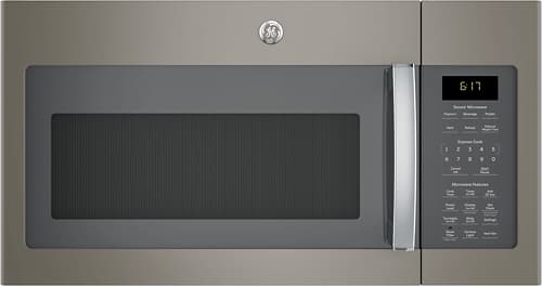 GE - 1.7 Cu. Ft. Over-the-Range Microwave - Slate - Front_Standard